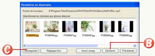 PANASONIC PHOTOFUNSTUDIO 3.0 HD EDITION - Lecture des diaporamas - 5