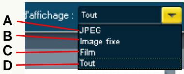 PANASONIC PHOTOFUNSTUDIO 3.0 HD EDITION - Personnalisation de l'affichage des images - 4