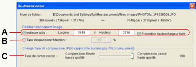 PANASONIC PHOTOFUNSTUDIO 3.0 HD EDITION - Redimensionnement d'une image - 1