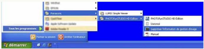 PANASONIC PHOTOFUNSTUDIO 3.0 HD EDITION - Suppression de tous les classements - 1