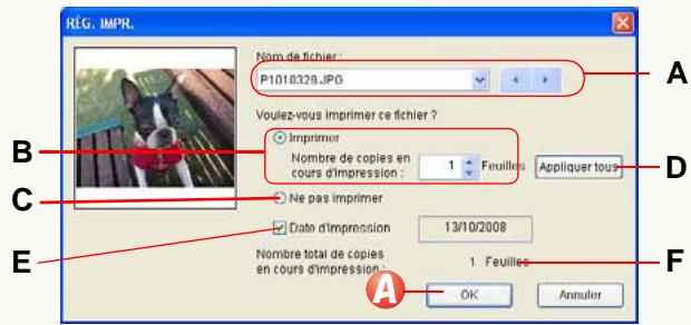 PANASONIC PHOTOFUNSTUDIO 3.0 HD EDITION - Paramétrz le nombre d'impressions et les autres articles. - 1