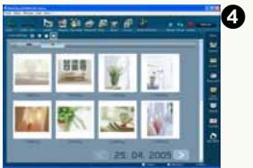 PANASONIC PHOTOFUNSTUDIO 3.0 HD EDITION - Commuter entre les modes d'affichage - 3