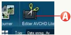 PANASONIC PHOTOFUNSTUDIO 3.0 HD EDITION - Suppression d'une partie des images animées au format AVCHD Lite - 1