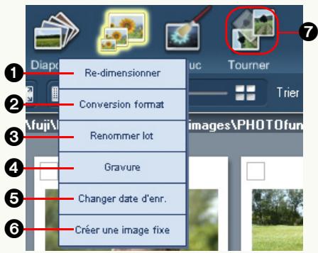 PANASONIC PHOTOFUNSTUDIO 3.0 HD EDITION - Sélectionnez un type de traitement. - 1