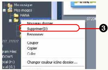 PANASONIC PHOTOFUNSTUDIO 3.0 HD EDITION - Suppression d'un dossier - 2