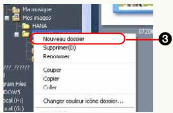PANASONIC PHOTOFUNSTUDIO 3.0 HD EDITION - Creation d'un nouveau dossier - 2
