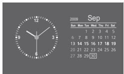 PANASONIC MW-10 - tipi di modalità di visualizzazione + 12 tipi di schermate di calendario e orologio - 1