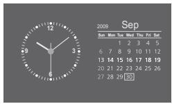 PANASONIC MW-10 - types de mode d'affichage + 12 types d'écran de calendrier et horloge - 1