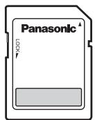 PANASONIC RP-SDR08GE1A - A propos de l'écriture sur cette carte - 1
