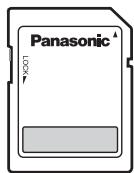 PANASONIC RP-SDW04GE1K - A propos de l'écriture sur cette carte - 1