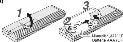 PANASONIC RRQR270 - Einlagen der Batterien - 1