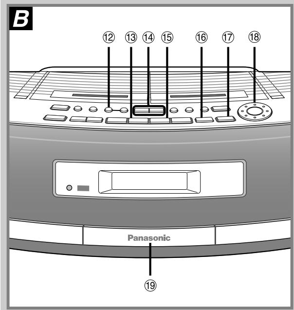 PANASONIC RX-ED50A - Retrait des piles - 2