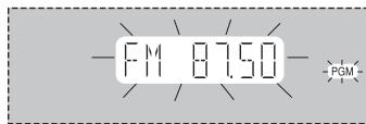 PANASONIC SC-AK280 - Appuyer sur la touche [PROGRAM] et la maintainir enforcée pour lancer la mémorisation. - 1