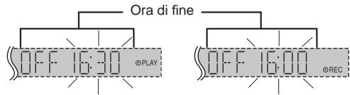 PANASONIC SC-AK280 - Uso del timer di riproduzione o registrazione - 4