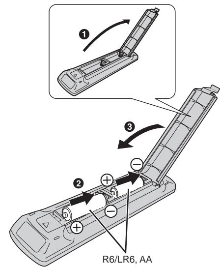 PANASONIC SC-AK280 - Vorbereiten der Fernbedienung - 1