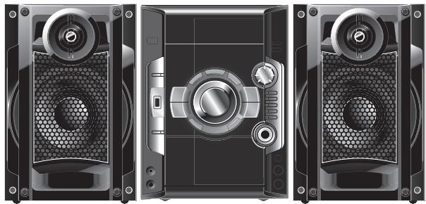 PANASONIC SC-AK280 - Aufstellung der Laatsprecherboxen - 1