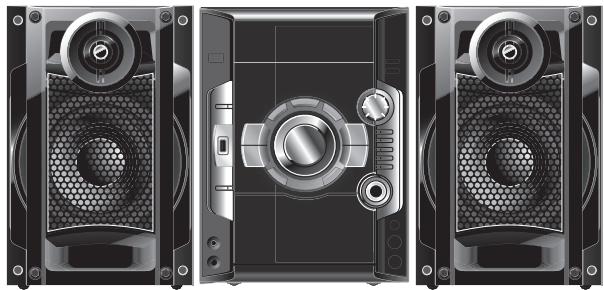 PANASONIC SC-AK280 - Disposizione dei diffusori - 1