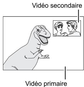 Vidéo secondaire Vidéo primaire
