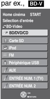PANASONIC SC-BT200 - Afficher le menu START - 3