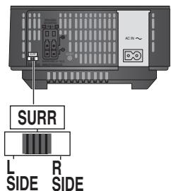 SURR L R SIDE SIDE