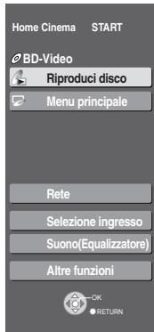 PANASONIC SC-BT200 - Visualizzare il menu START - 1