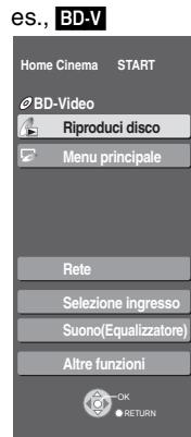PANASONIC SC-BT200 - Utilizzare il menu START per far funzionare l'unità - 1