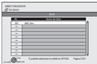 PANASONIC SC-BT200 - ② Premere [▲, ▼] per selezionare il titolo e premere [OK]. - 1