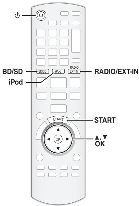 PANASONIC SC-BT200 - Quando è selezionato "Selezione ingresso" - 1
