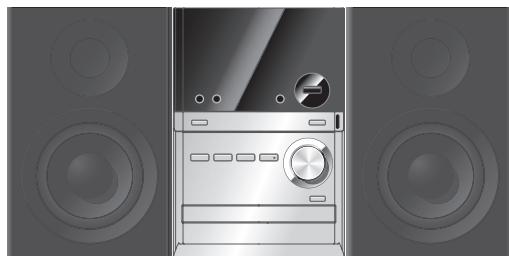 PANASONIC SC-PM5 - Colocación de los altavoces - 1