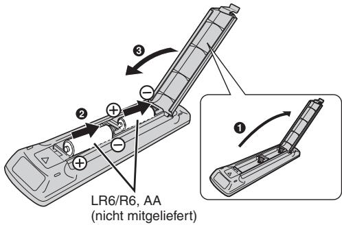 PANASONIC SC-PM5 - Vorbereiten der Fernbedienung - 1