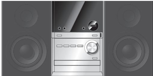 PANASONIC SC-PM5 - Aufstellung der Laatsprecherboxen - 1