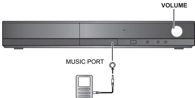 PANASONIC SC-PT170 - Schlieben Sie das externe Musikgerät an (nicht im Lieferumfang enthalten). - 1