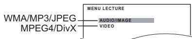 PANASONIC SC-PT480 - Utiliser le menu lecture - 1