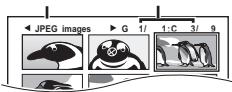 PANASONIC SC-PT480 - JPEG : sélectionner l'image dans le menu vignettes - 1