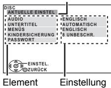 PANASONIC SC-PT480 - Ändern der Einstellungen des Wiedergabegerats - 2