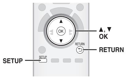 PANASONIC SC-PT570 - Cambiare le impostazioni dellettore - 1