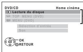 PANASONIC SC-PT570 - Quand "Son" est sélectionné - 1