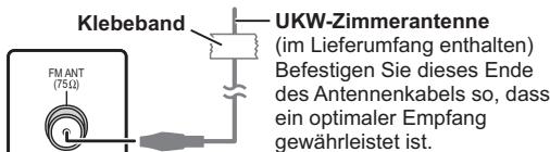 PANASONIC SC-PT70 - Verwendung einer Außenantenne - 1