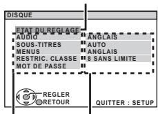 PANASONIC SC-PT70 - Appuyez sur [▲,▼]⑨ pour sélectionner le menu, puis appuyez sur [OK]⑨. - 1