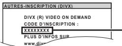 PANASONIC SC-PT70 - Affichez le code d'enregistrement de l'appareil - 1