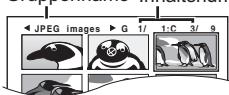 PANASONIC SC-PT70 - JPEG Auswahl des Bilds im Menu Miniaturansicht - 1