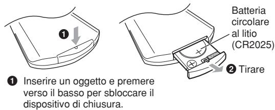 PANASONIC SC-SP100EG - Preparazione del telecomando - 1