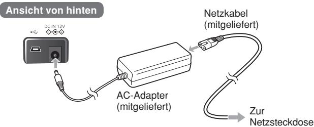 PANASONIC SC-SP100EG - Schließen Sie das Gerät an den AC-Strom an. - 1