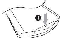 PANASONIC SC-SP100EG - Vorbereiten der Fernbedienung - 1