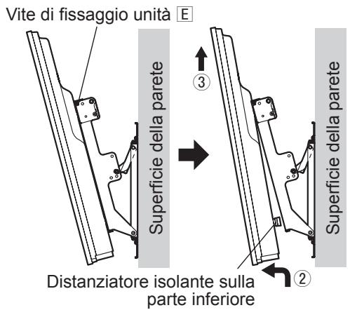 PANASONIC TY-WK4P1RW - Modo di rimuovere lo schermo al plasma dalla staffa di montaggio su parete - 1