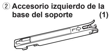 PANASONIC TY-WK5P1SW - TY-WK5P1SW Soporte para colgar en pared ( Tipo de montaje vertical) Piezas realizadas para ensamblar el soporte para colgar en pared - 2