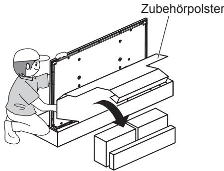 PANASONIC TY-WK5P1SW - Befestigen der Isoliermuffen an der Displayinheit - 1