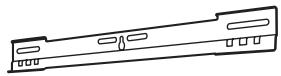 PANASONIC TY-WK5P1SW - TY-WK5P1SW Applique de fixation au mur (type pour montage vertical)   Pièces utilisées pour monter l'applique de fixation au mur - 1