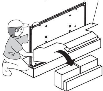 PANASONIC TY-WK5P1SW - Fixation des rondelles isolantes sur l'unité d'affichage - 1