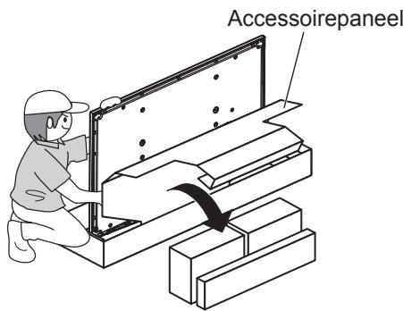 PANASONIC TY-WK5P1SW - De isolatiebussen bevestigen aan de beeldschermeenheid - 1